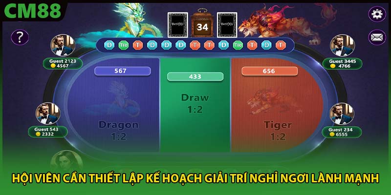 Hội viên cần thiết lập kế hoạch giải trí nghỉ ngơi lành mạnh